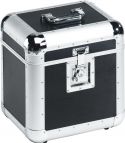 Roadinger Record Case ALU 75/25, rounded, bk Roadinger Record Case ALU 75/25, rounded, bk