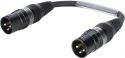 Diverse, SOMMER CABLE Adapter Cable XLR(M)/XLR(M) 0.15m bk
