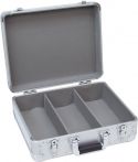 CD Cases, Roadinger CD Case ALU digital booking rounded sil