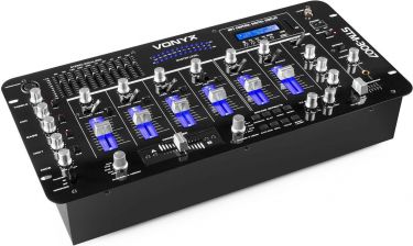 STM-3007 6-Channel Mixer SD/USB/MP3/LED/BT 19"