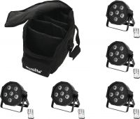 Eurolite Set 5x LED SLS-603 + Soft Bag