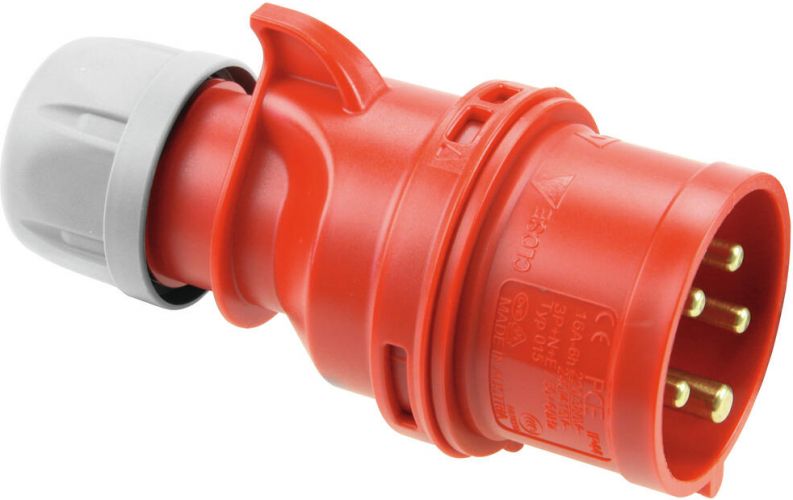 PC ELECTRIC CEE Plug 32A 5-pin rd