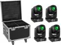 Diverse, Eurolite Set 4x LED TMH-B90 + Case with wheels