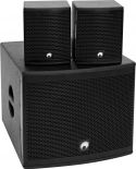 Diverse, Omnitronic Set MOLLY-12A Subwoofer active + 2x MOLLY-6 Top 8 ohms, black