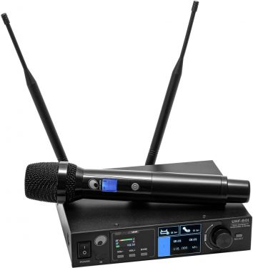 Omnitronic UHF-601 1-channel Wireless Mic System 823-832/863-865 MHz