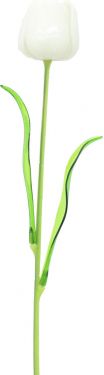 Europalms Crystal tulip, artificial flower, white 61cm 12x