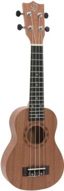 Dimavery UK-400 Ukulele, soprano, "Basswood