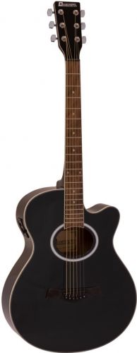 Dimavery AW-400 Western Guitar, black