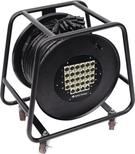 Omnitronic Multicore Stagebox 24/4 30m Cable reel