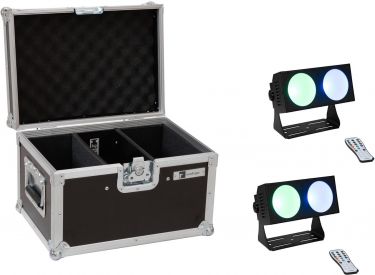 Eurolite Set 2x LED CBB-2 COB RGB Bar + Case