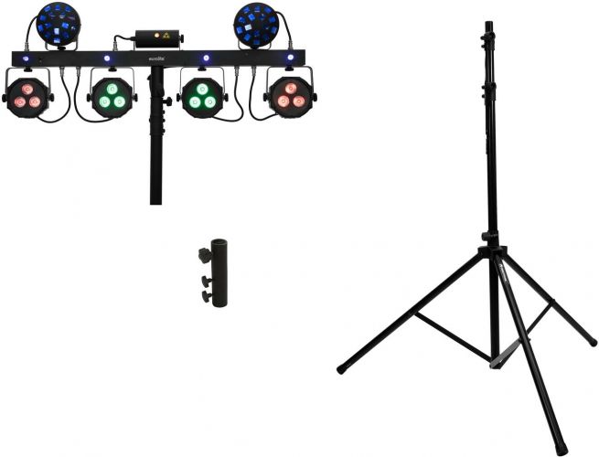 Eurolite Set LED KLS Laser Bar Next FX Light Set + M-4 Speaker System Stand