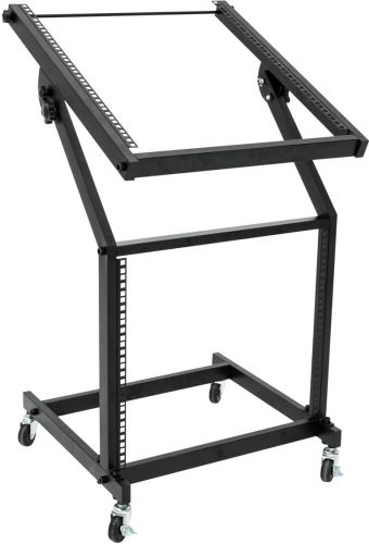 Omnitronic Rack Stand 12U/10U adjustable on Wheels