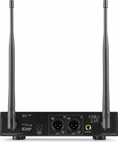 PD220 2x 80-Channel UHF Wireless Microphone True Diversity System HH