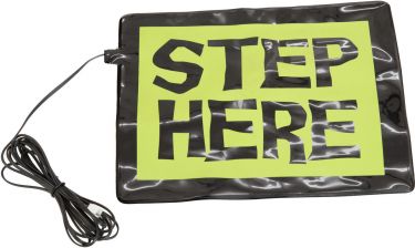 Halloween Dekoration, Aktiveringsplade – "STEP HERE"