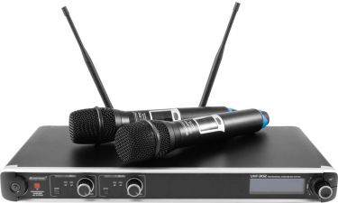 Omnitronic UHF-302 2-channel Wireless Mic System 823-832/863-865MHz