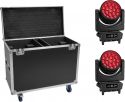 Eurolite Set 2x LED IP TMH-H760 + Case with wheels