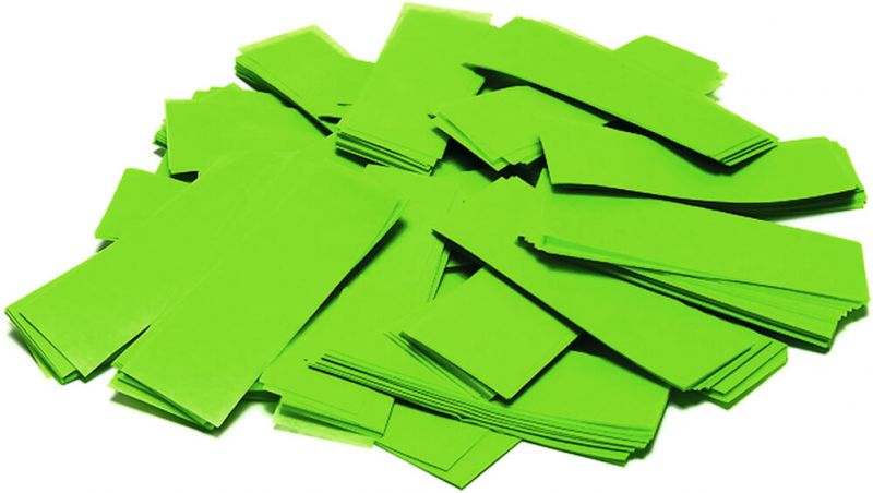 TCM FX Slowfall Confetti rectangular 55x18mm, light green, 1kg