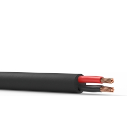 RX13 Speaker cable Round 2 x 1.5mm² black 305m TILBUD NU
