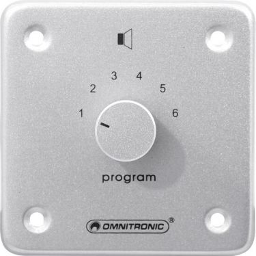 Omnitronic PA Program Selector mono sil