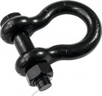 SAFETEX Shackle 22mm bk with Bolt, Mother, Splint