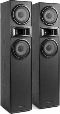 SHF700B Tower Speaker Set 2x 6.5” Black