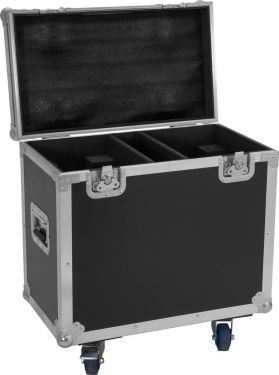 Roadinger Flightcase 2x TMH-W400 with wheels