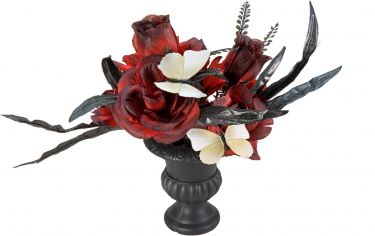 Europalms Halloween Table Deco, Roses, 28cm