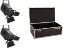 Diverse, Eurolite Set 2x LED THA-150F + Case