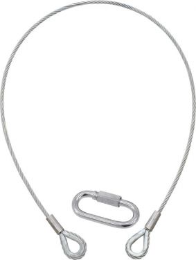 Eurolite Safety Bond B 6x1000mm up to 35kg silver