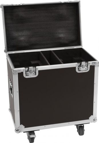 Roadinger Flightcase 2x TMH-X12 with wheels