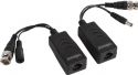 Velleman - UTP videooverførselssæt - BNC til RJ45 video balun + strøm Velleman - UTP videooverførselssæt - BNC til RJ45 video balun + strøm