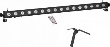 Eurolite Set LED PIX-16 QCL Bar + FS-4 Floorstand, Steel, black
