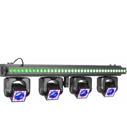 ShowBar GO Vibe with 4 Moving Heads and LED Bar TILBUD NU