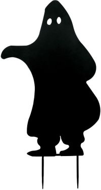 Halloween Dekoration, Silhuet af Metal Spøgelse, 75 cm