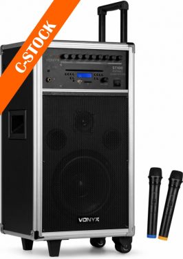 ST100 MK2 Portable Sound System 8" BT/CD/MP3/UHF "C-STOCK"