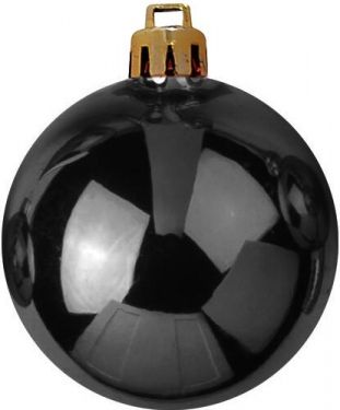 Europalms Deco Ball 7cm, black 6x