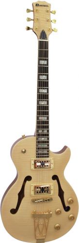 Dimavery LP-600 Electric Guitar, nature maple