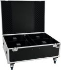 Roadinger Flightcase 4x THA-250F with wheels