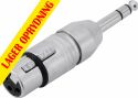 NEUTRIK Adapter XLR(F)/Jack(M) stereo NA3FP