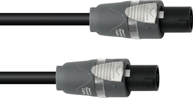 SOMMER CABLE Speaker cable Speakon 2x2.5 2.5m bk