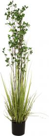 Europalms Evergreen shrub with grass, artificial plant, 182cm Europalms Evergreen shrub with grass, artificial plant, 182cm