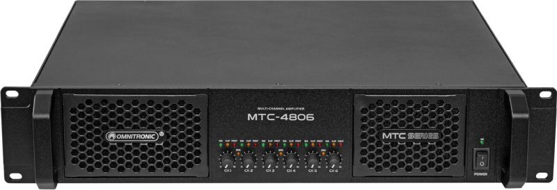 Omnitronic MTC-4806 6-channel Amplifier