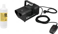 Eurolite Set N-10 black + B2D Basic Smoke Fluid 1l
