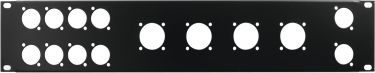 Omnitronic Front Panel Z-19 8x D-Type/4xNL8/T 2U
