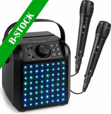 KAR50B Karaoke Speaker with LED Light Effect Black "B-STOCK"