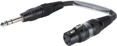 SOMMER CABLE Adapter Cable XLR(F)/Jack stereo 0.15m