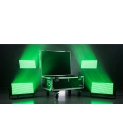 Eurolite Set 4x LED Strobe SMD PRO 864 DMX RGB + Flightcase TILBUD NU
