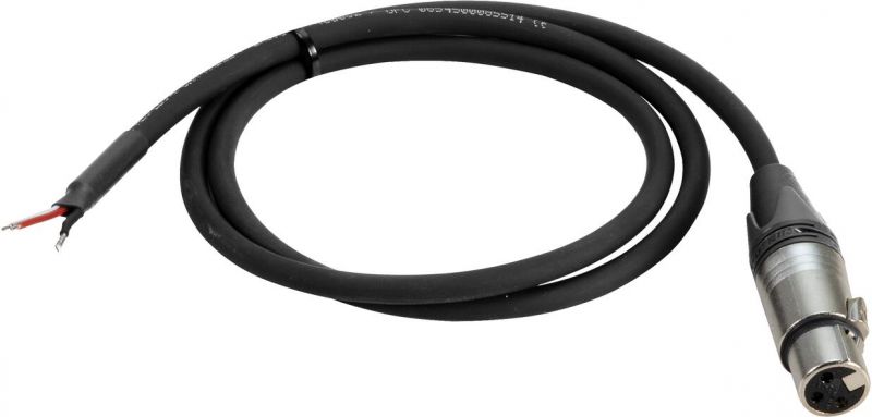 PSSO DMX Cable XLR 3-pin female/Cable wires
