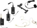 Omnitronic Set FAS TWO + 2x BP + Headset + Acoustic Guitar Microphone 660-690MHz
