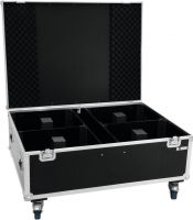 Roadinger Flightcase 4x THA-250F with wheels